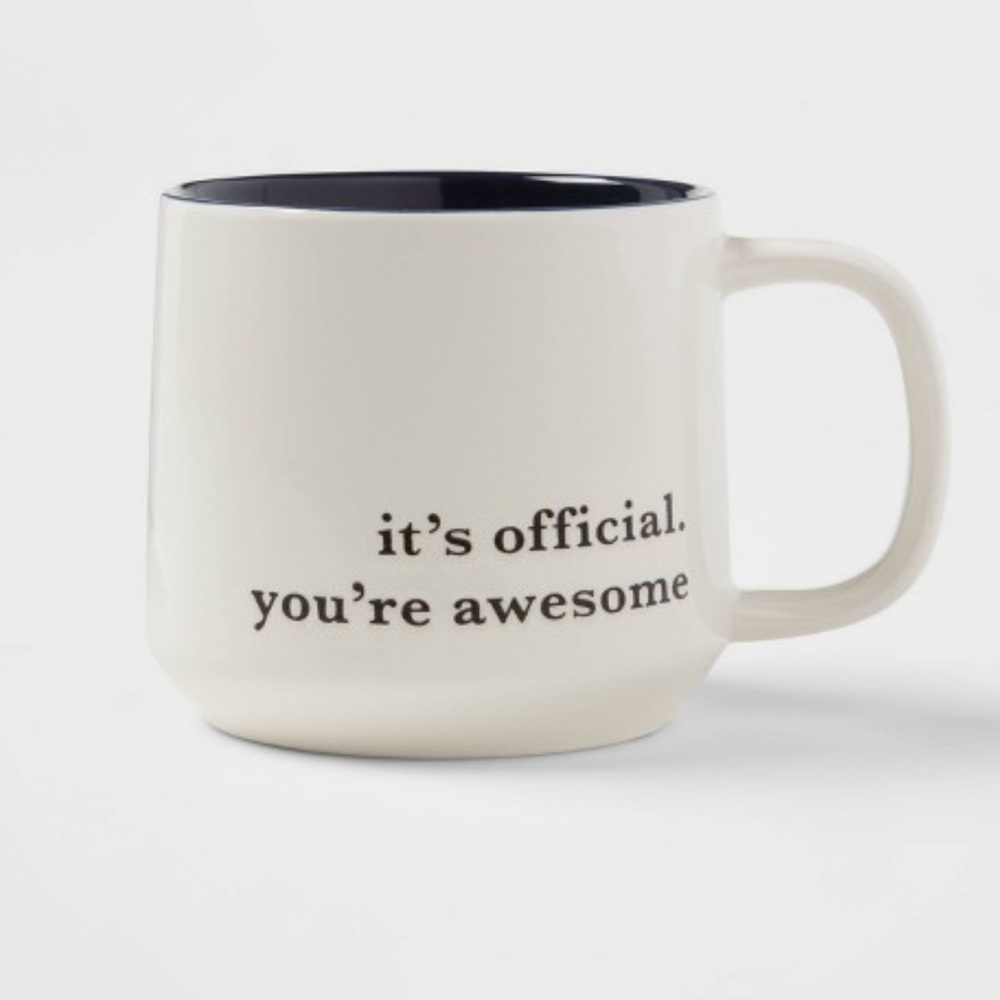 Threshold | 16 oz stoneware “your awesome” mug